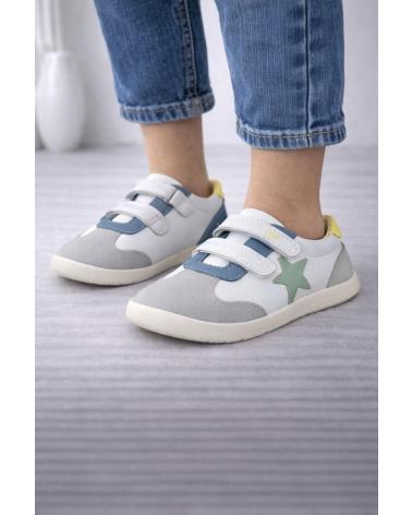 GARVALIN TÊNIS BAREFOOT 262320-C863 BRANCO-VERDE BLANCO-VERDE