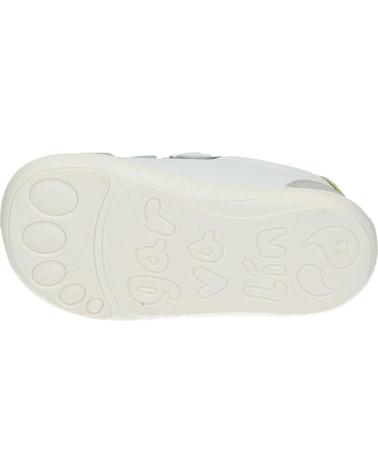 GARVALIN TÊNIS BAREFOOT 262320-C863 BRANCO-VERDE BLANCO-VERDE