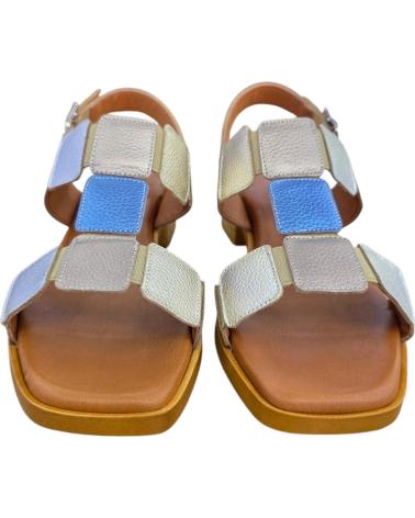 JORDANA SANDALIAS PIEL TACON BAJO 4774 GALAXY DESERT AD COMBI 2 VARIOS COLORES