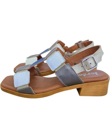 JORDANA SANDALIAS PIEL TACON BAJO 4774 GALAXY DESERT AD COMBI 2 VARIOS COLORES