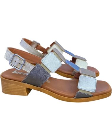 JORDANA SANDALIAS PIEL TACON BAJO 4774 GALAXY DESERT AD COMBI 2 VARIOS COLORES