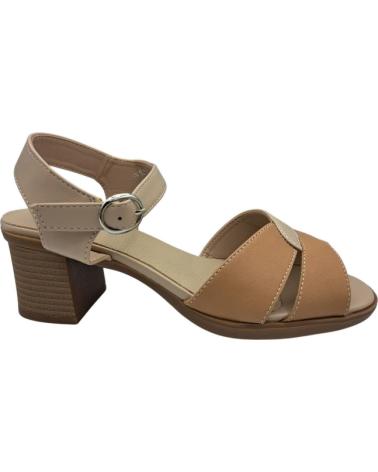 CALZADOMANIA SANDALIA TACÓN 1185734 BEIGE