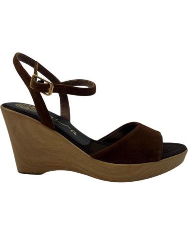 UNISA SANDALIA RADAR CUÑA MADERA MARRóN