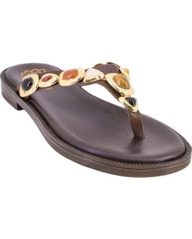 PORRONET SANDALIAS DE PIEL 3238 MARRÓN MARRON