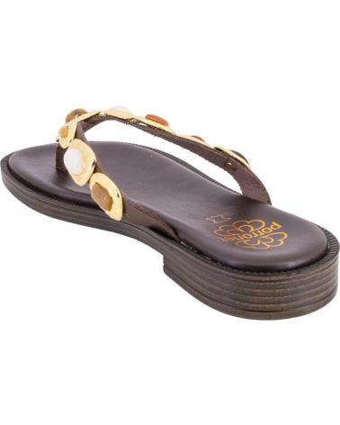 PORRONET SANDALIAS DE PIEL 3238 MARRÓN MARRON
