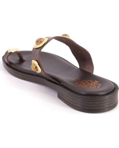 PORRONET SANDALIAS DE PIEL 3237 MARRÓN MARRON