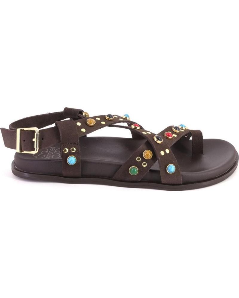PORRONET SANDALIAS 3295 PIEL MARRÓN MARRON