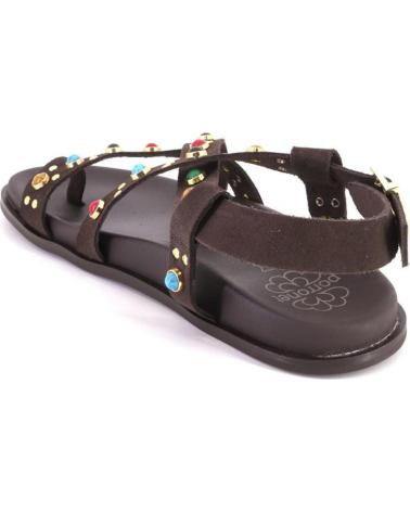 PORRONET SANDALIAS 3295 PIEL MARRÓN MARRON