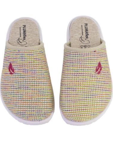 PLUMAFLEX ZAPATILLAS DE CASA 80074 PARA MUJER EN COLOR BEIGE