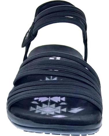 SKECHERS ZAPATOS ZAPATOS MUJER SANDALIAS MODELO REGGAE SLIM COLOR NEG NEGRO