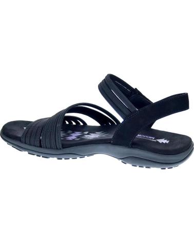 SKECHERS ZAPATOS ZAPATOS MUJER SANDALIAS MODELO REGGAE SLIM COLOR NEG NEGRO
