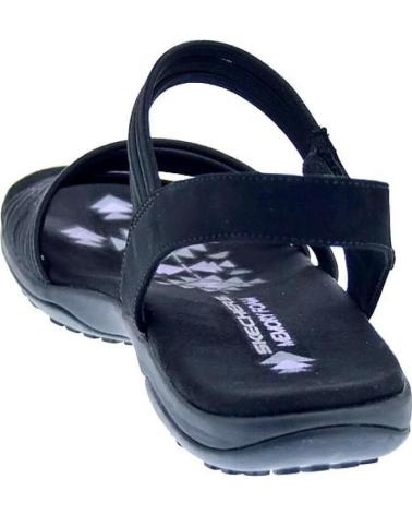 SKECHERS ZAPATOS ZAPATOS MUJER SANDALIAS MODELO REGGAE SLIM COLOR NEG NEGRO
