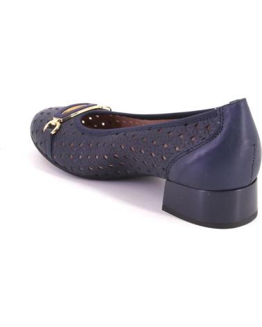 PITILLOS ZAPATOS DE MUJER 11123 EN PIEL COLOR AZUL MARINO