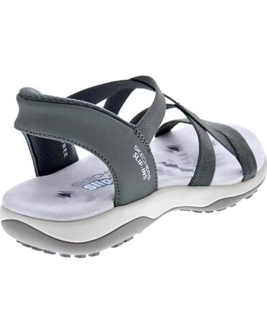 SKECHERS ZAPATOS ZAPATOS MUJER SANDALIAS MODELO REGGAE SLIM COLOR VER VERDE