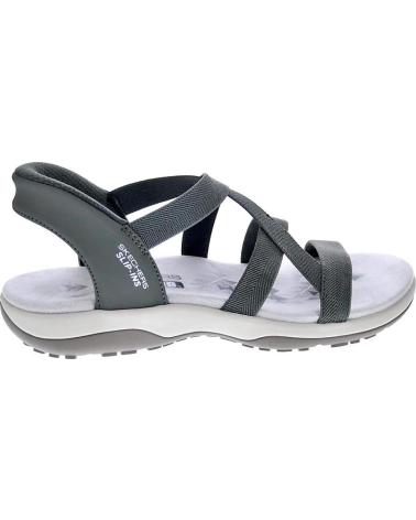 SKECHERS ZAPATOS ZAPATOS MUJER SANDALIAS MODELO REGGAE SLIM COLOR VER VERDE