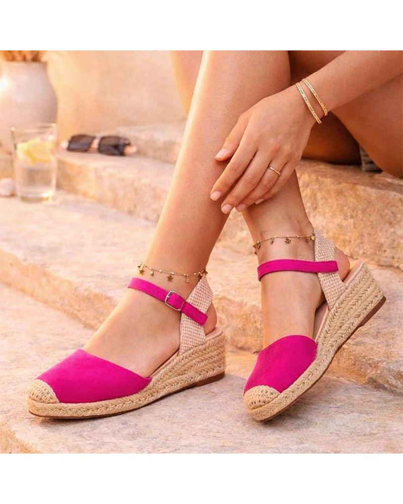 PINKDESERT BL07 ALPARGATAS DE ESPARTO MUJER BUGAMBILIA