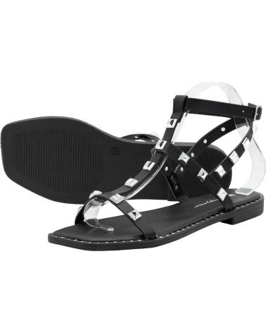 STAY SANDALIAS PASTOR 60-2066 CON TACHUELAS NEGRO