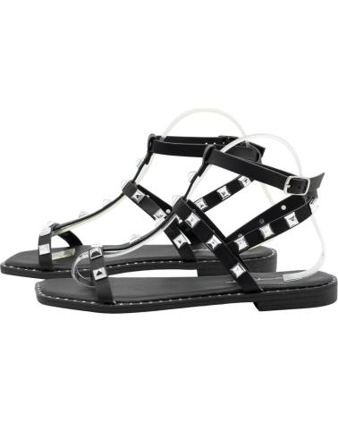 STAY SANDALIAS PASTOR 60-2066 CON TACHUELAS NEGRO