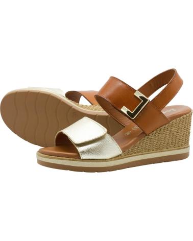 JORDANA SANDALIAS DE CUÑA 4990 REFERENCIA 1185922 CUERO