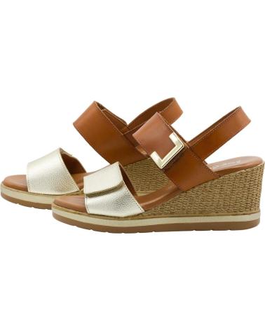 JORDANA SANDALIAS DE CUÑA 4990 REFERENCIA 1185922 CUERO