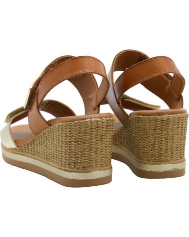 JORDANA SANDALIAS DE CUÑA 4990 REFERENCIA 1185922 CUERO