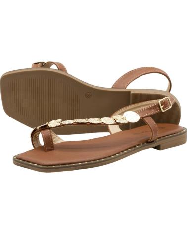 STAY SANDALIAS TIPO TANGA PASTOR 60-2070 COLOR CAMEL