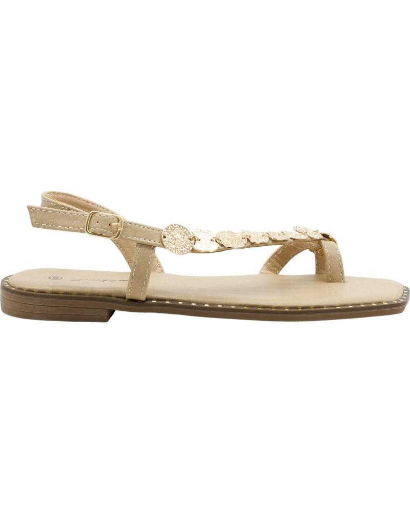 STAY SANDALIAS PLANAS PASTOR 60-2070 EN BEIGE