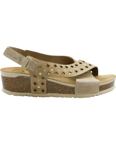 INTERBIOS SANDALIA 5827 BEIGE CON CUÑA, REF 1185988