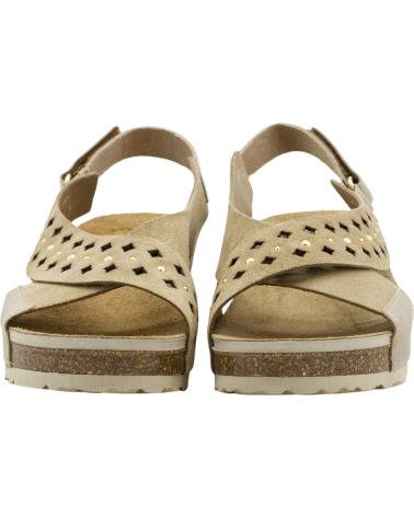 INTERBIOS SANDALIA 5827 BEIGE CON CUÑA, REF 1185988