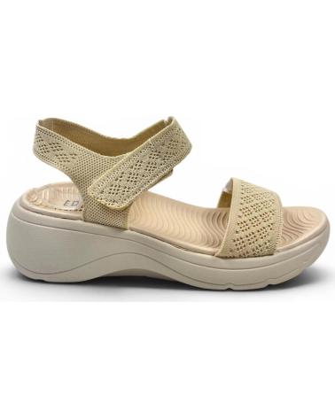 TIMBOS SANDALIA CUÑA 132702 BEIGE