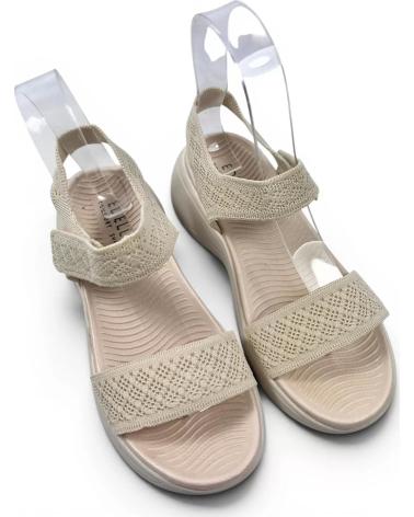 TIMBOS SANDALIA CUÑA 132702 BEIGE