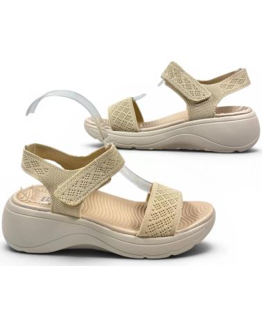TIMBOS SANDALIA CUÑA 132702 BEIGE