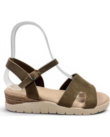 TIMBOS SANDALIA CUNA COMODA DE MUJER KAKI 132700 MARRóN