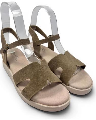 TIMBOS SANDALIA CUNA COMODA DE MUJER KAKI 132700 MARRóN