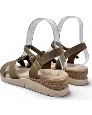 TIMBOS SANDALIA CUNA COMODA DE MUJER KAKI 132700 MARRóN