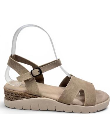 TIMBOS SANDALIA CUÑA CÓMODA MUJER 132699 BEIGE