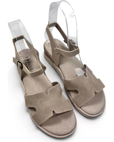 TIMBOS SANDALIA CUÑA CÓMODA MUJER 132699 BEIGE