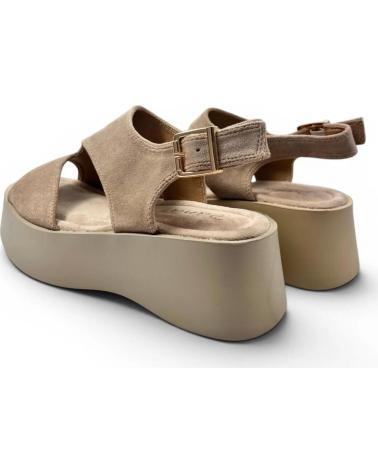 TIMBOS SANDALIA PLATAFORMA MUJER 132692 BEIGE