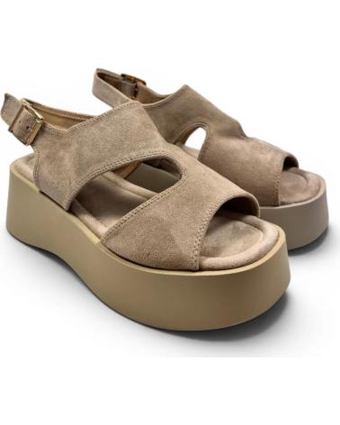 TIMBOS SANDALIA PLATAFORMA MUJER 132692 BEIGE