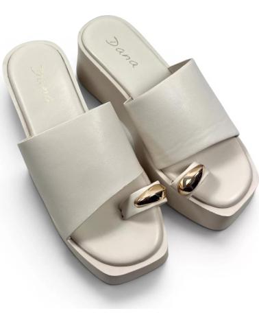 TIMBOS ZUECO PLATAFORMA BEIGE REF 1187053
