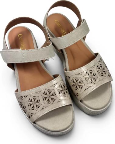 TIMBOS SANDALIA CUNA Y PLATAFORMA COMODA 132634 BEIGE