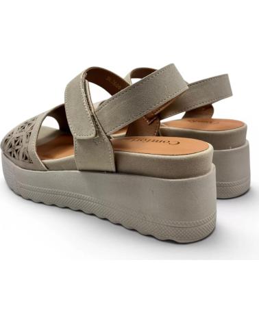 TIMBOS SANDALIA CUNA Y PLATAFORMA COMODA 132634 BEIGE