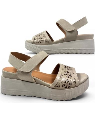TIMBOS SANDALIA CUNA Y PLATAFORMA COMODA 132634 BEIGE