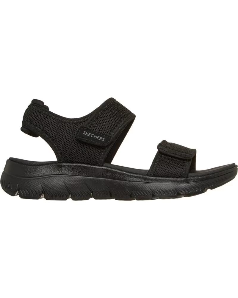 SKECHERS SANDALIAS SUMMITS CUTE MARK NEGRAS NEGRO