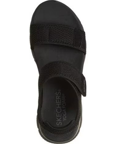 SKECHERS SANDALIAS SUMMITS CUTE MARK NEGRAS NEGRO