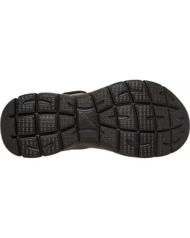 SKECHERS SANDALIAS SUMMITS CUTE MARK NEGRAS NEGRO