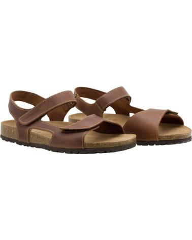 INTERBIOS SANDALIAS INTER-BIOS 9536 DE PIEL COLOR CUERO