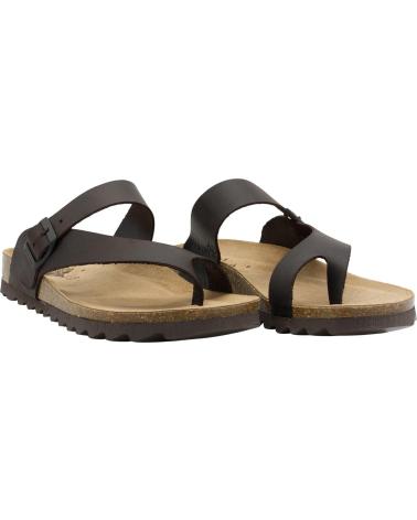 INTERBIOS SANDALIAS 9511-SM CON AJUSTE DE HEBILLA MARRóN