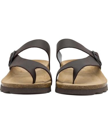 INTERBIOS SANDALIAS 9511-SM CON AJUSTE DE HEBILLA MARRóN