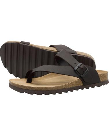 INTERBIOS SANDALIAS 9511-SM CON AJUSTE DE HEBILLA MARRóN